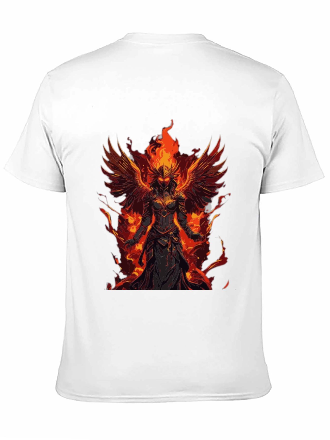 Phoenix Fire Warrior Graphic Tee - Black