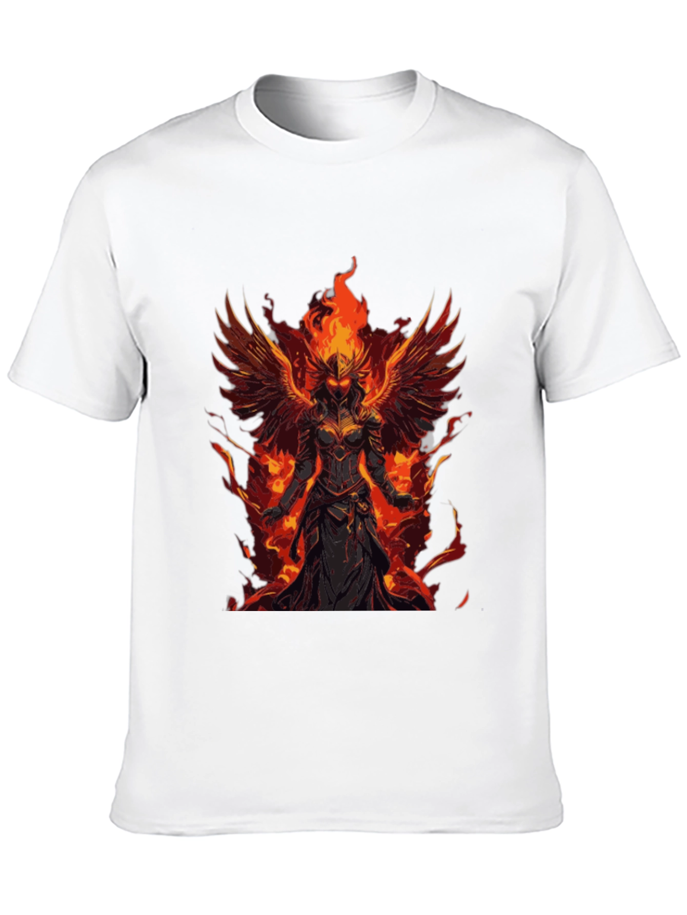 Phoenix Fire Warrior Graphic Tee - Black