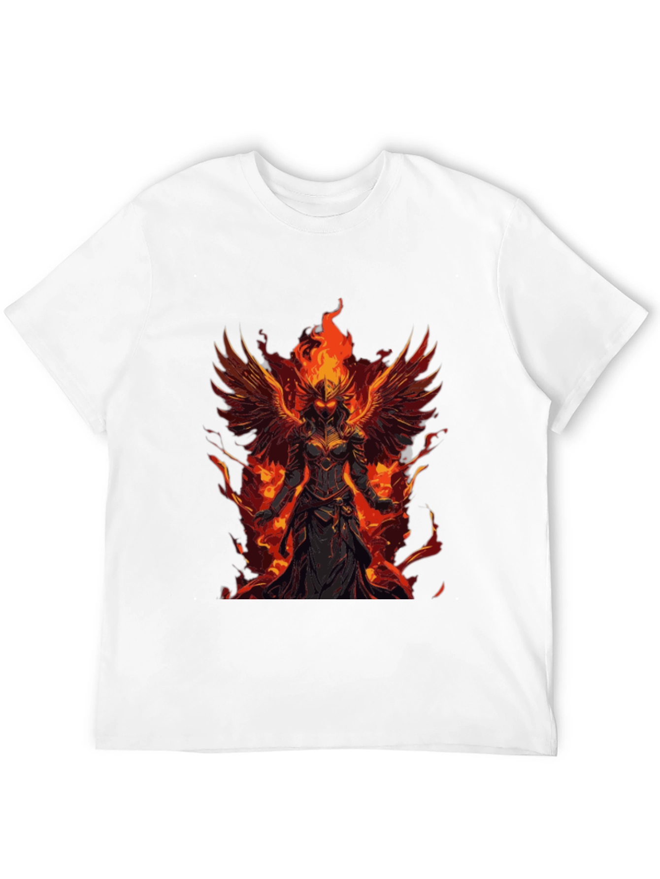 Phoenix Fire Warrior Graphic Tee - Black