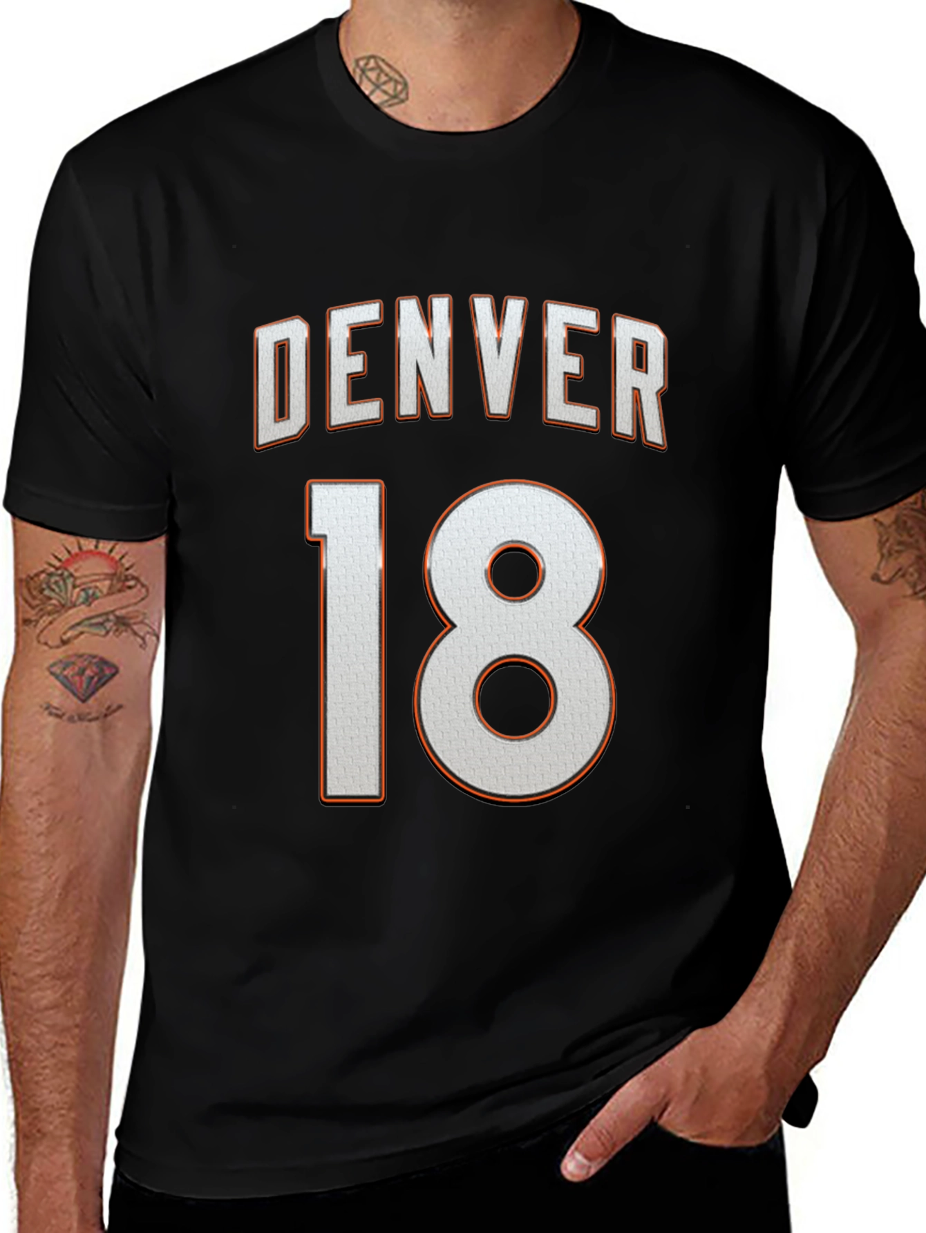 Denver 18 Graphic Tee - Sports Fan Apparel