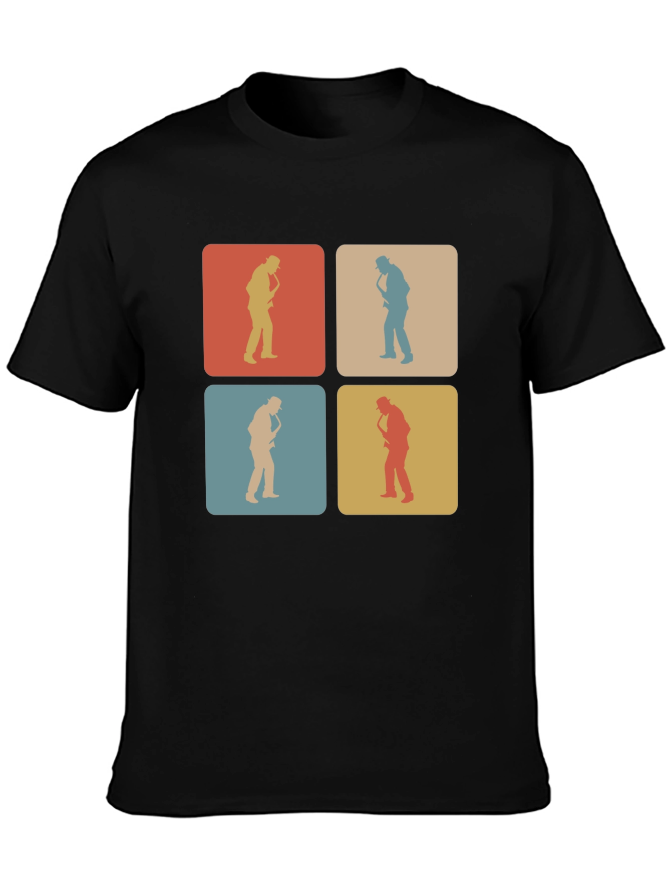 Retro Saxophone Player T-Shirt