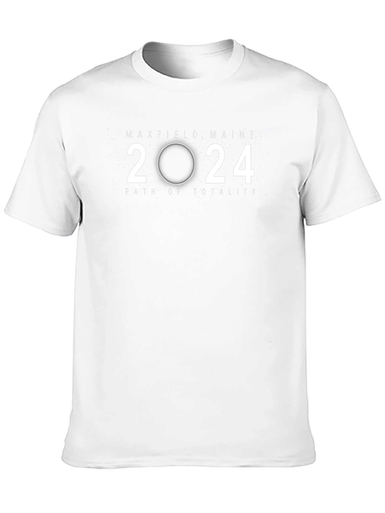 Maxfield Maine 2024 Path of Totality T-Shirt