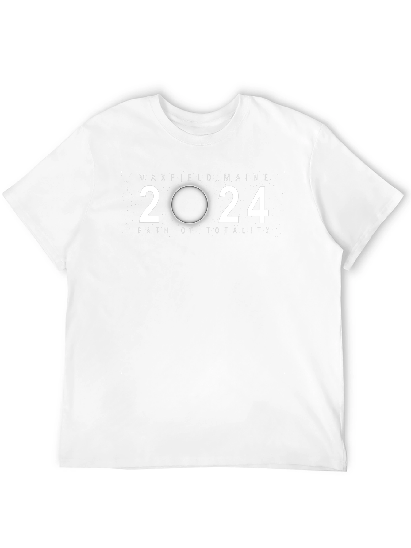 Maxfield Maine 2024 Path of Totality T-Shirt