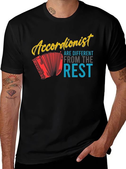 Accordionist Different from the Rest Graphic Tee