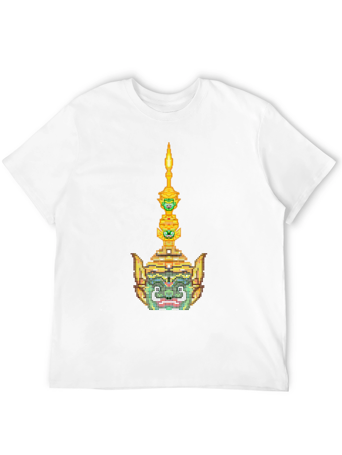 Thai Demon Mask Graphic T-Shirt