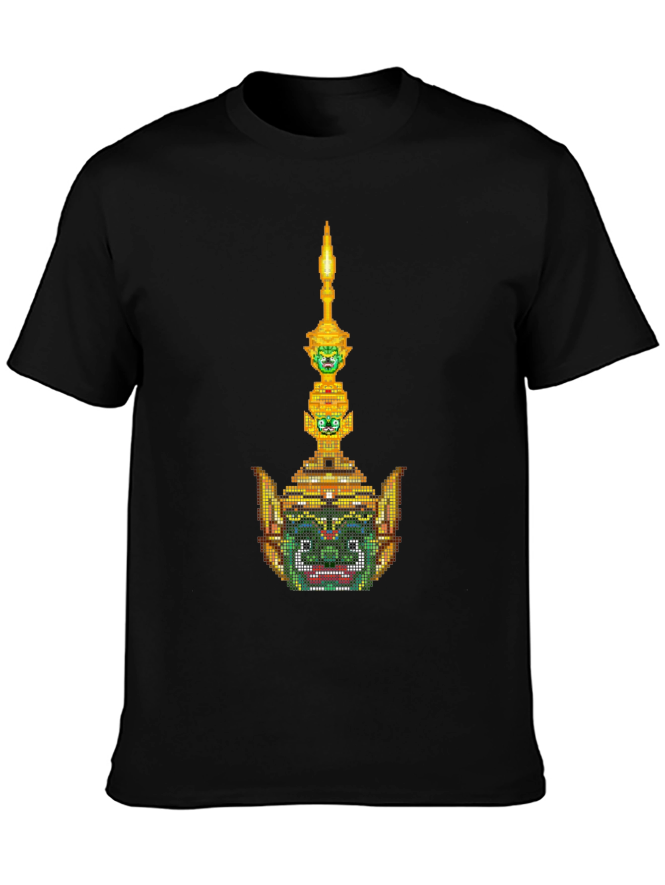 Thai Demon Mask Graphic T-Shirt