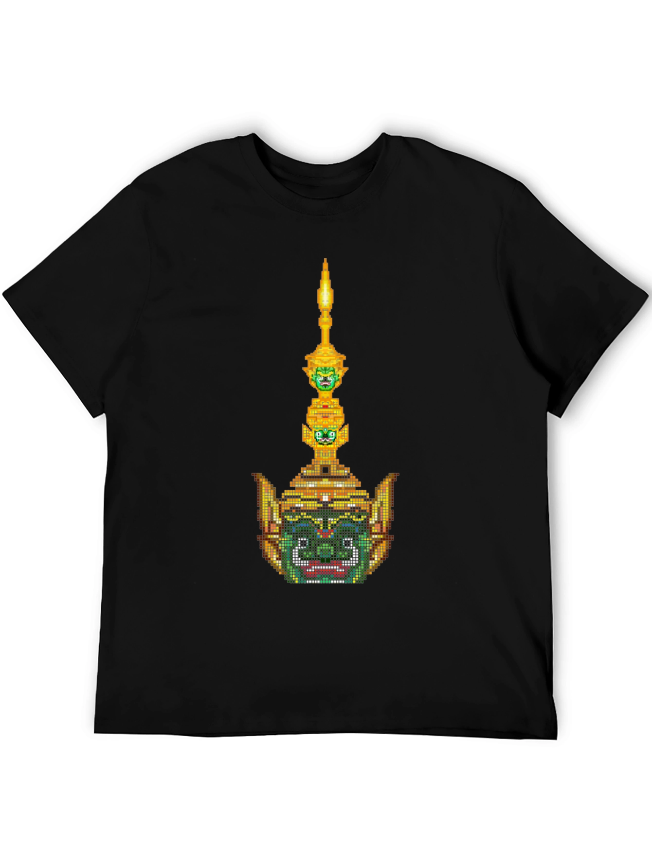 Thai Demon Mask Graphic T-Shirt