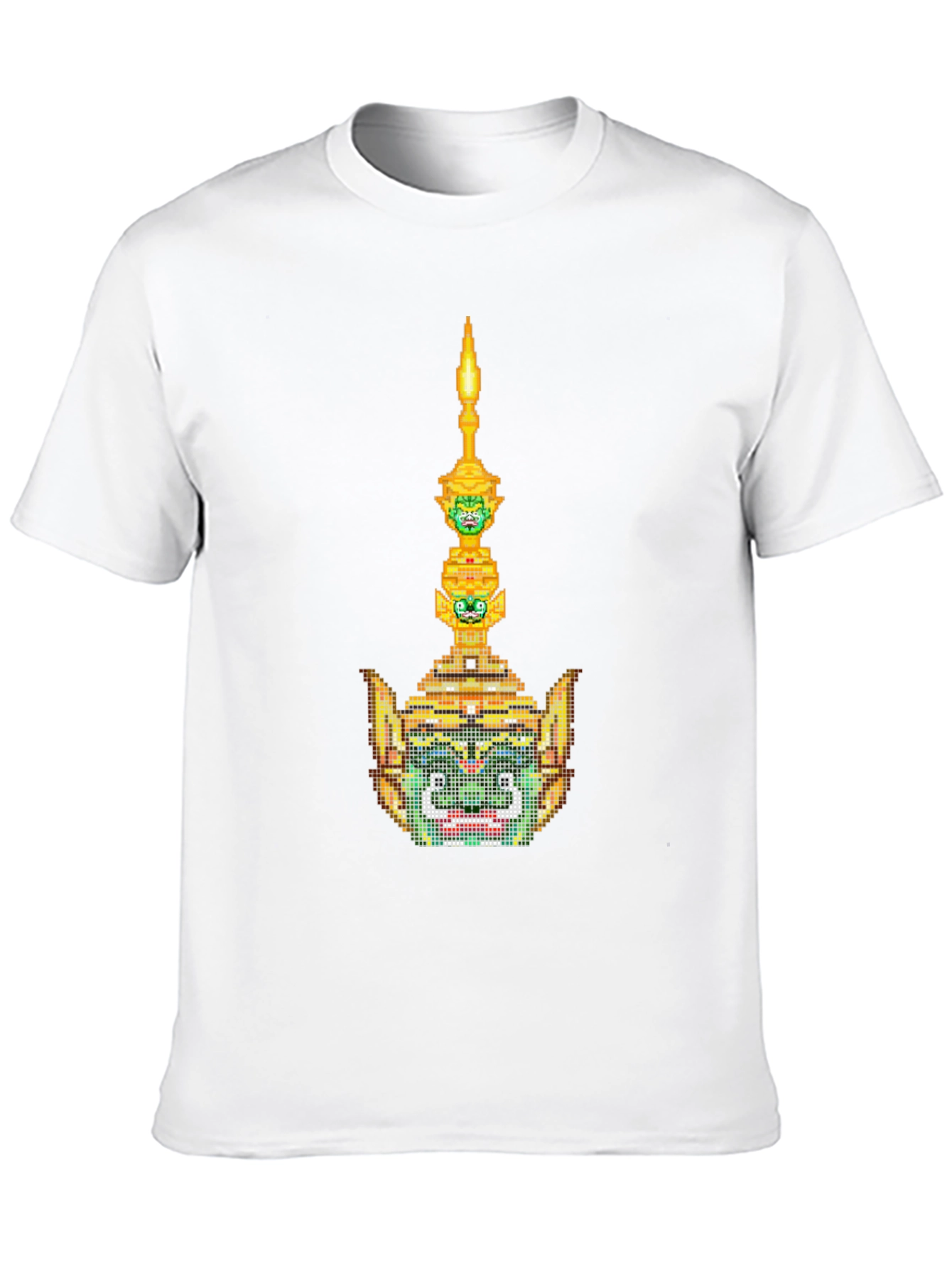 Thai Demon Mask Graphic T-Shirt