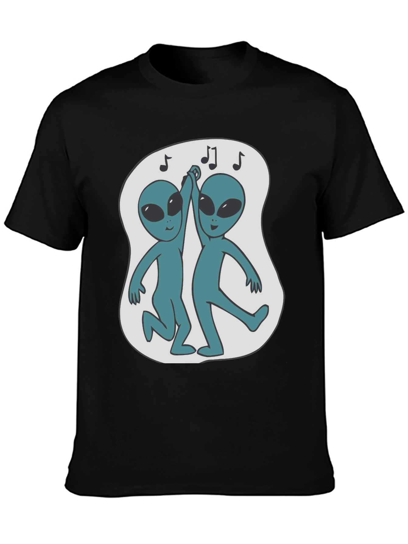Dancing Alien T-Shirt - Black