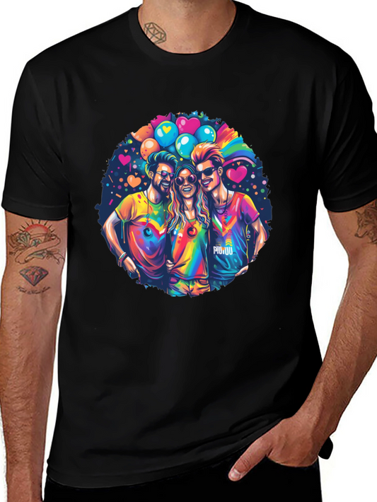 Rainbow Pride Friends Graphic T-Shirt