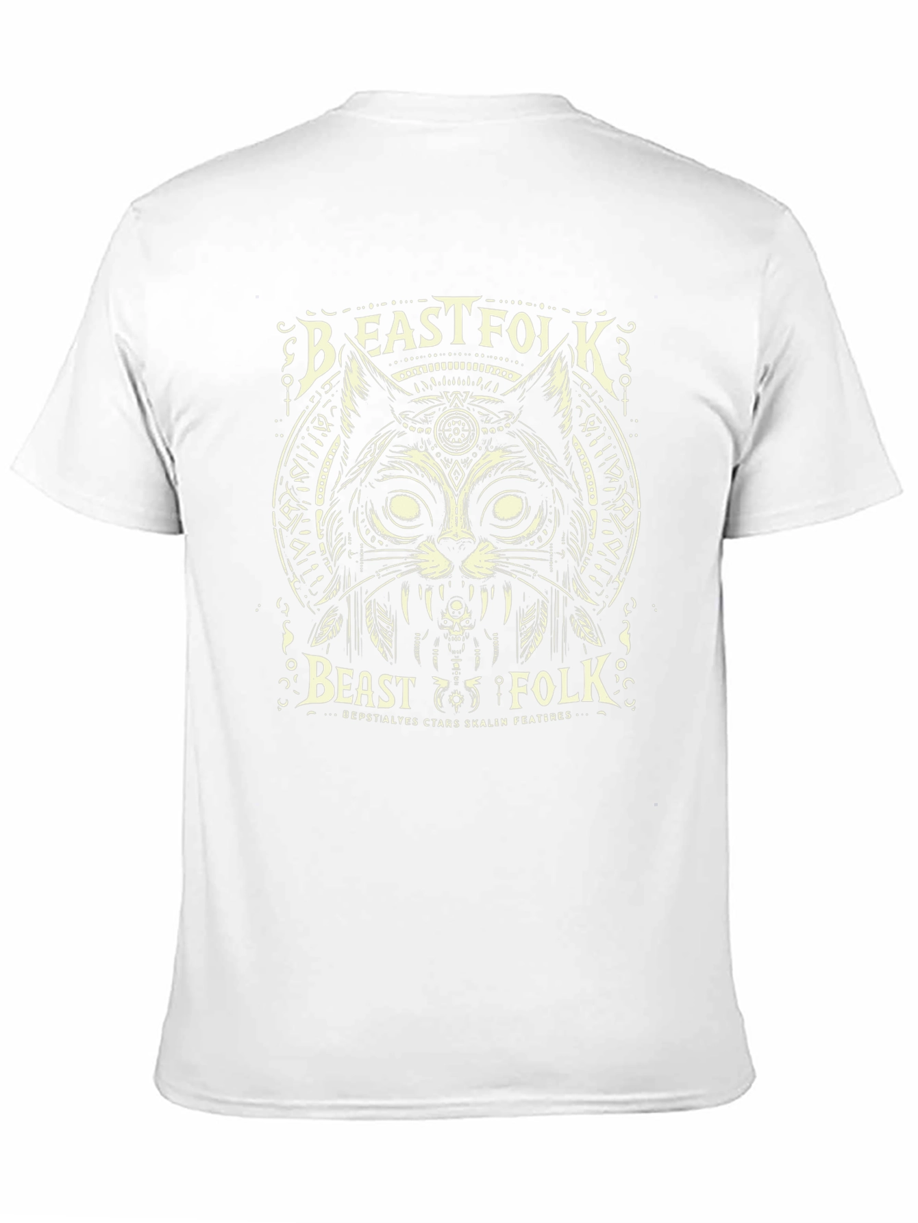 Beastfolk Graphic Tee - Black Cotton T-Shirt