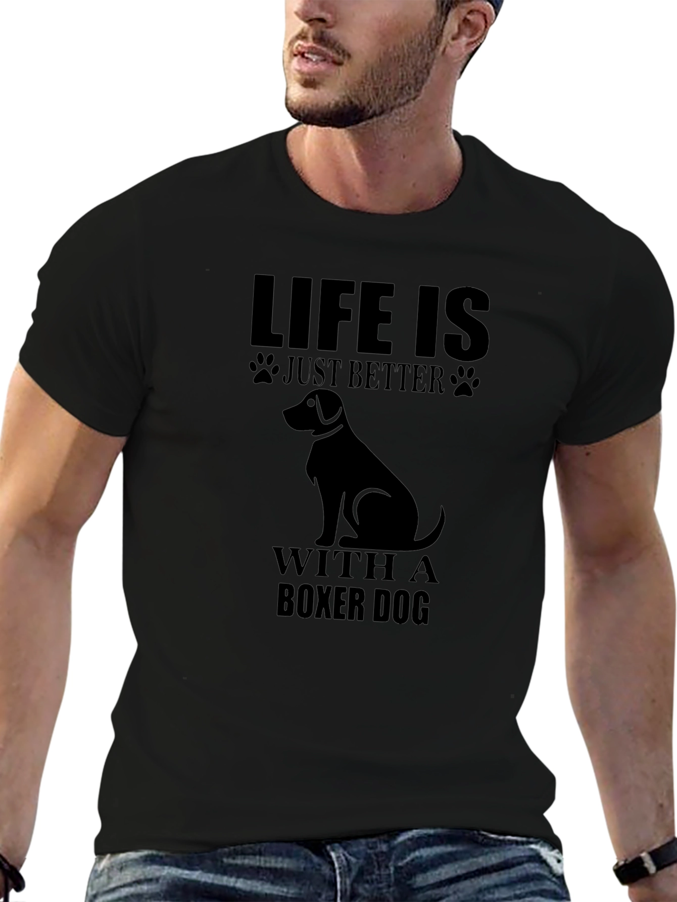 Life Is Better With A Boxer Dog T-Shirt