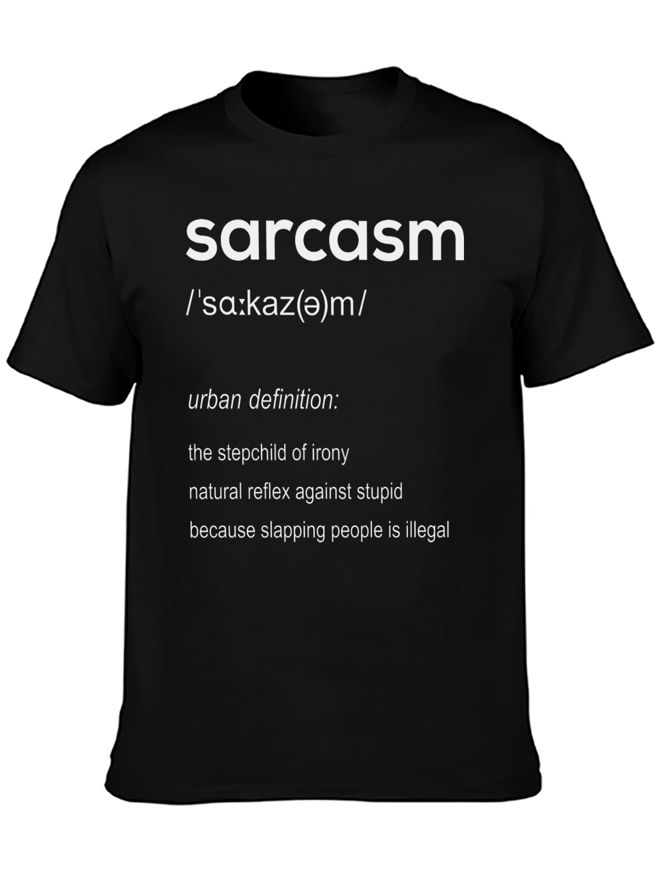 Sarcasm Definition T-Shirt - Funny Urban Dictionary Tee