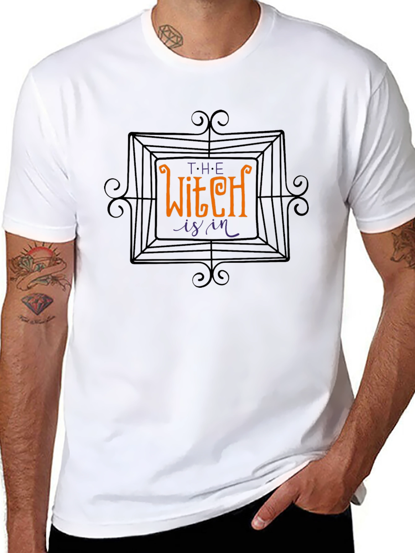 Witch is In Black T-Shirt - Halloween Apparel