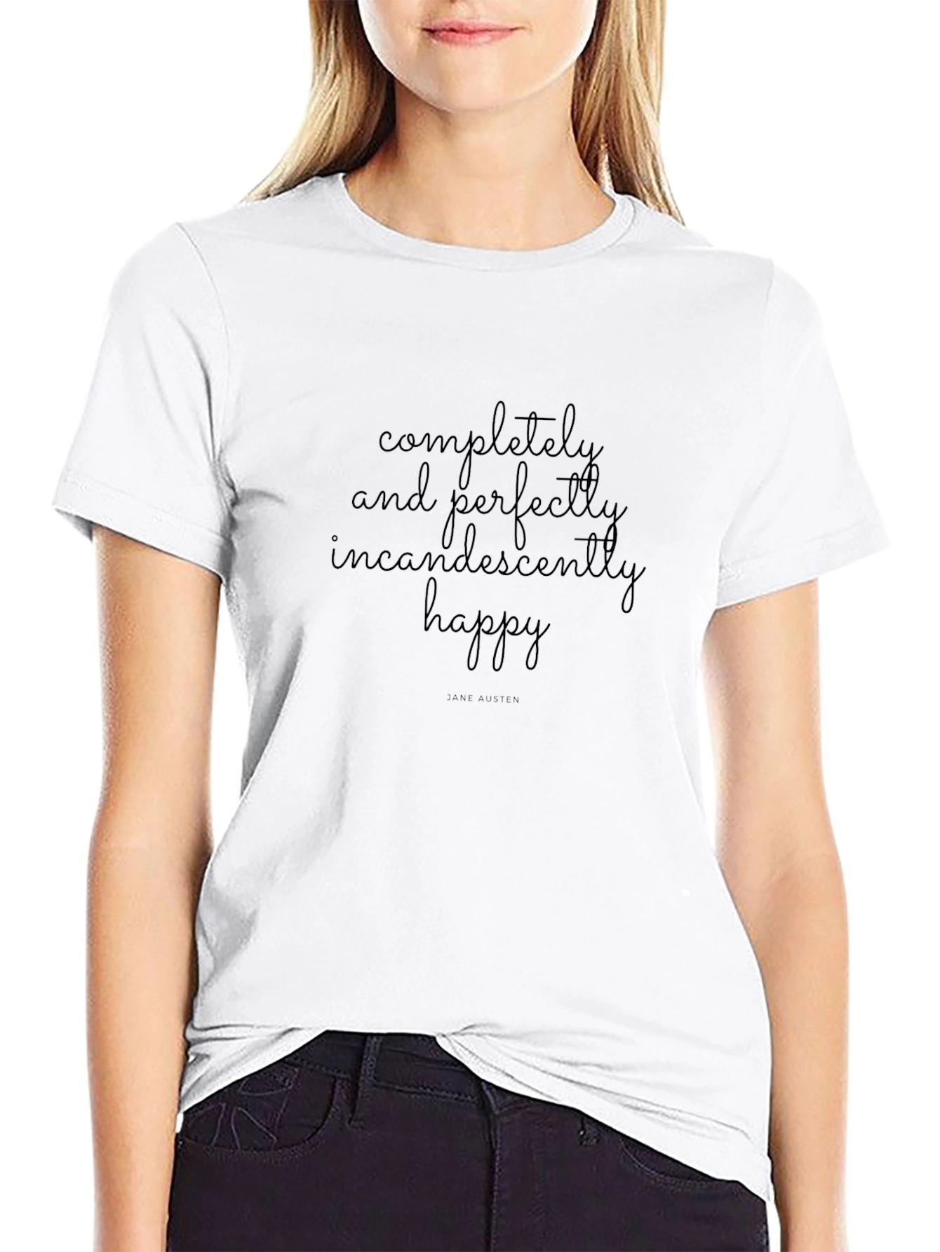Incandescently Happy Jane Austen T-Shirt