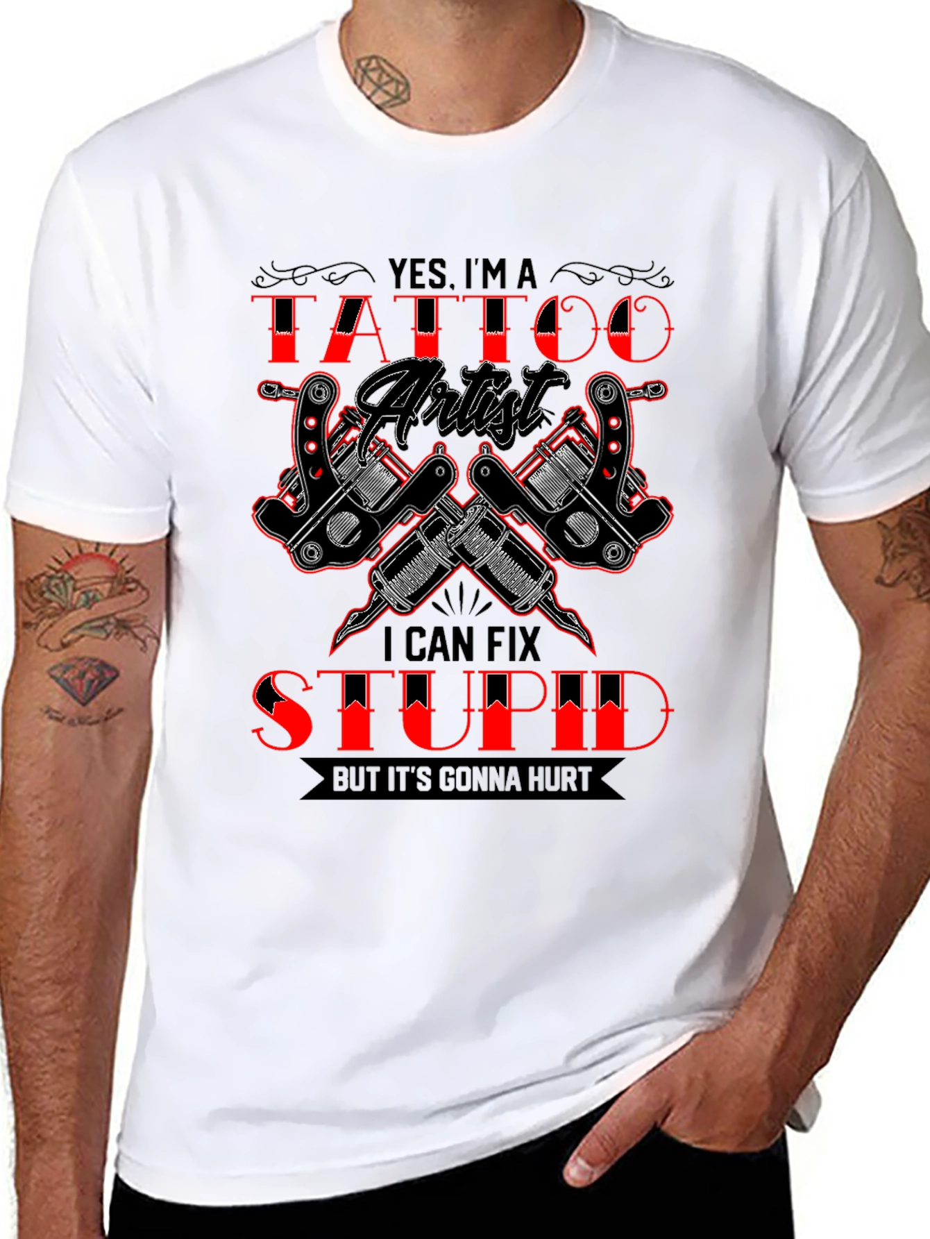 Tattoo Artist Humor Graphic Tee