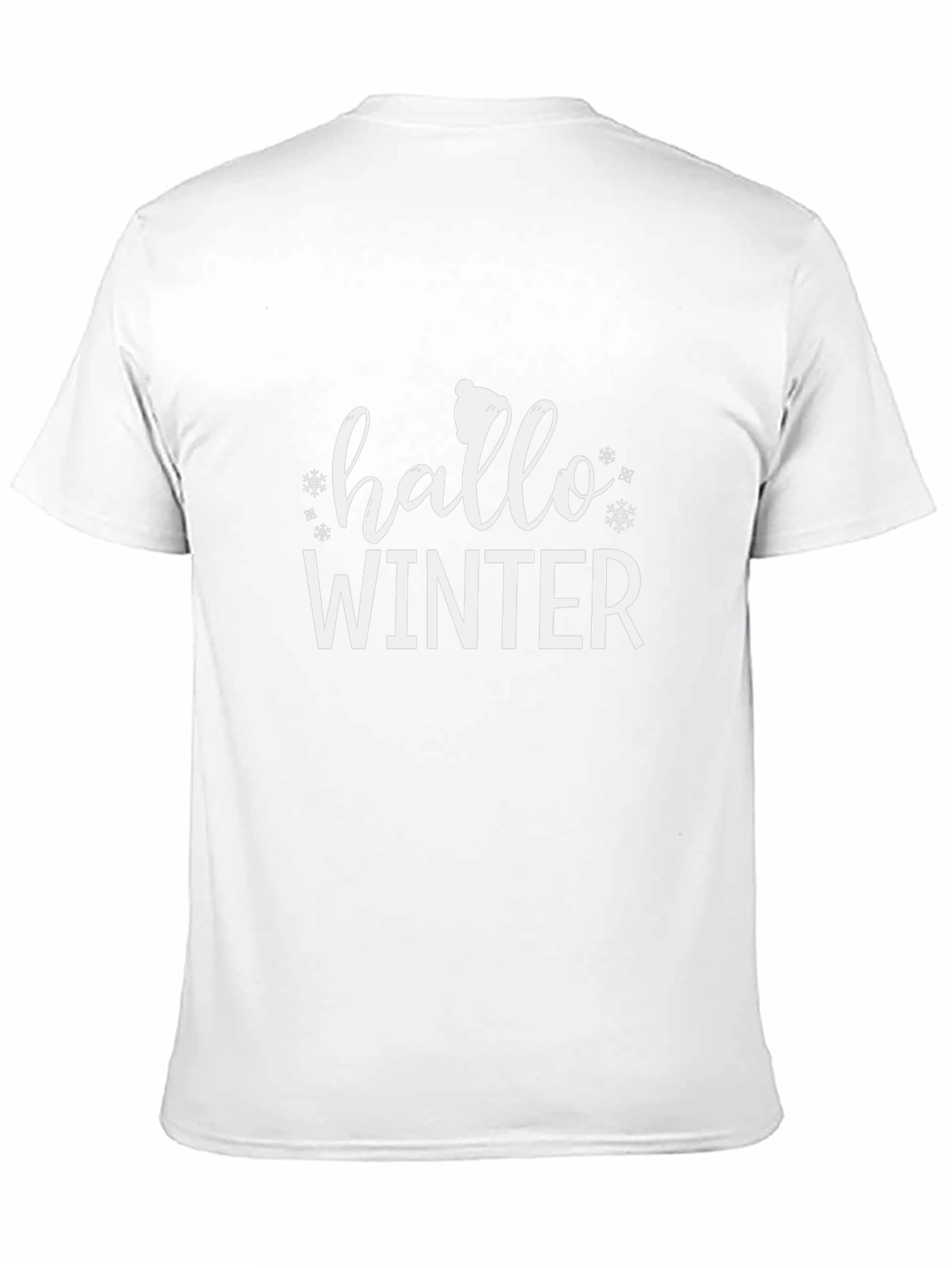 Hello Winter Graphic Tee - Cozy Holiday Shirt