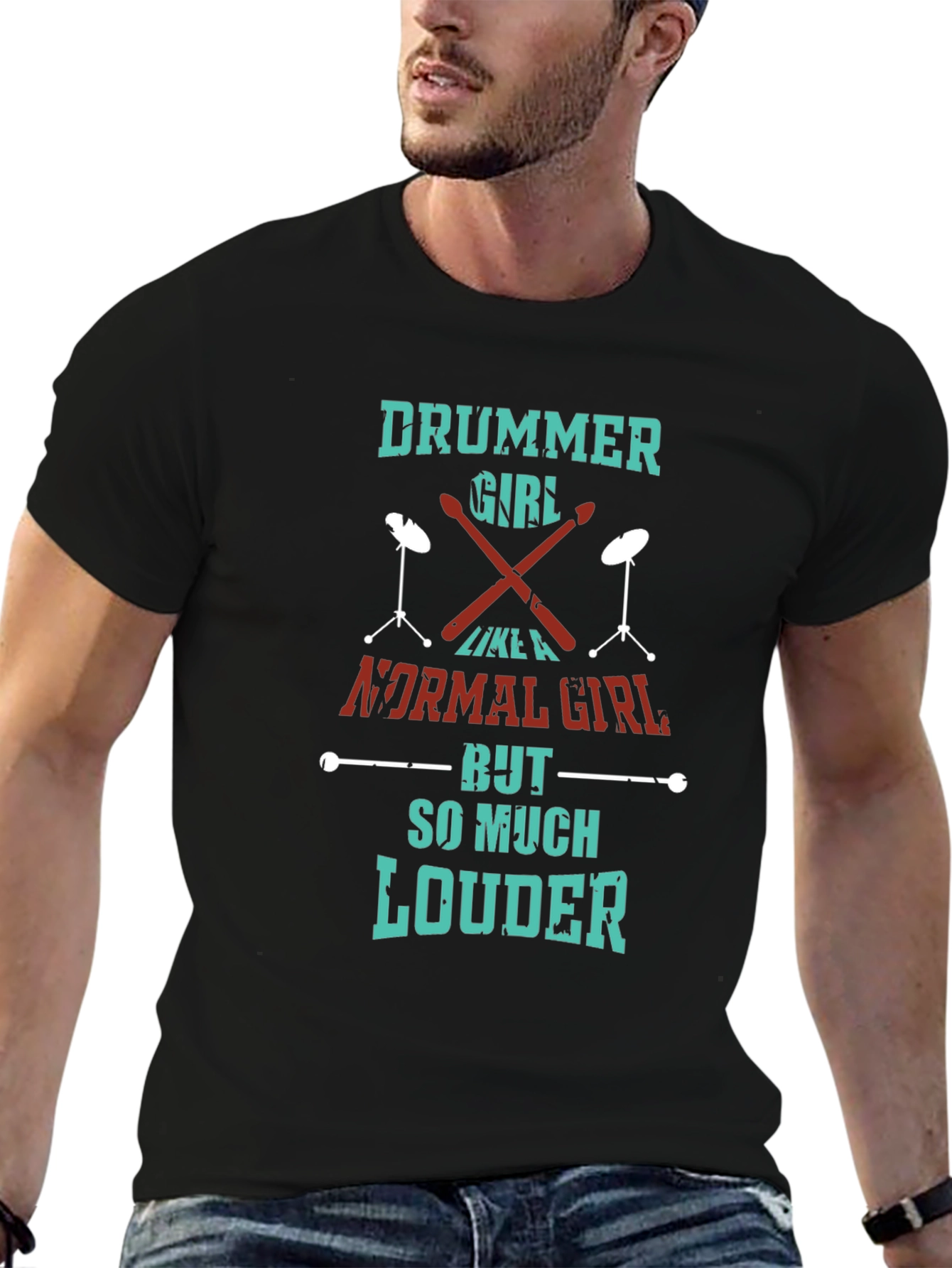 Drummer Girl T-Shirt - So Much Louder