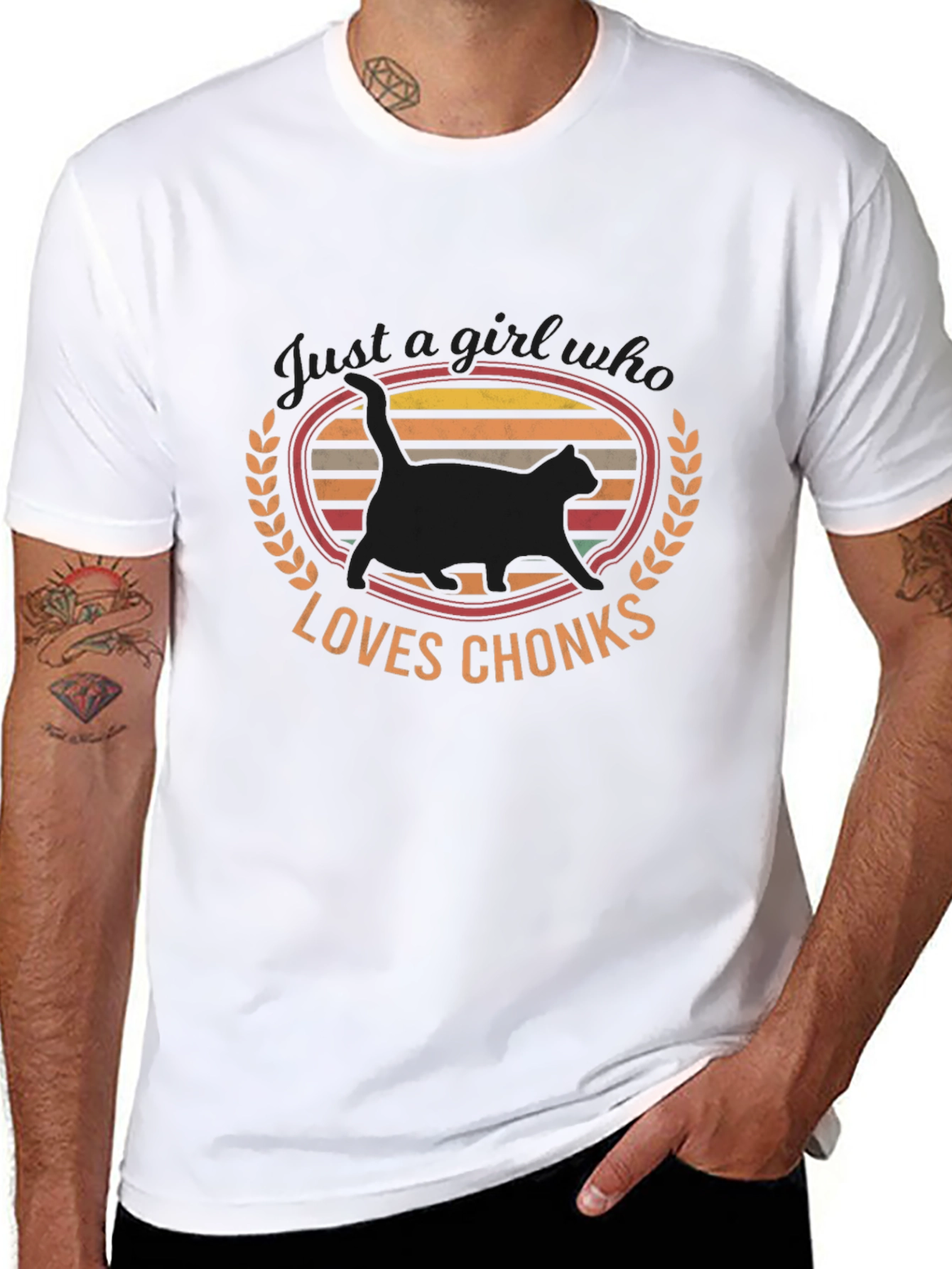 Loves Chonks Cat T-Shirt