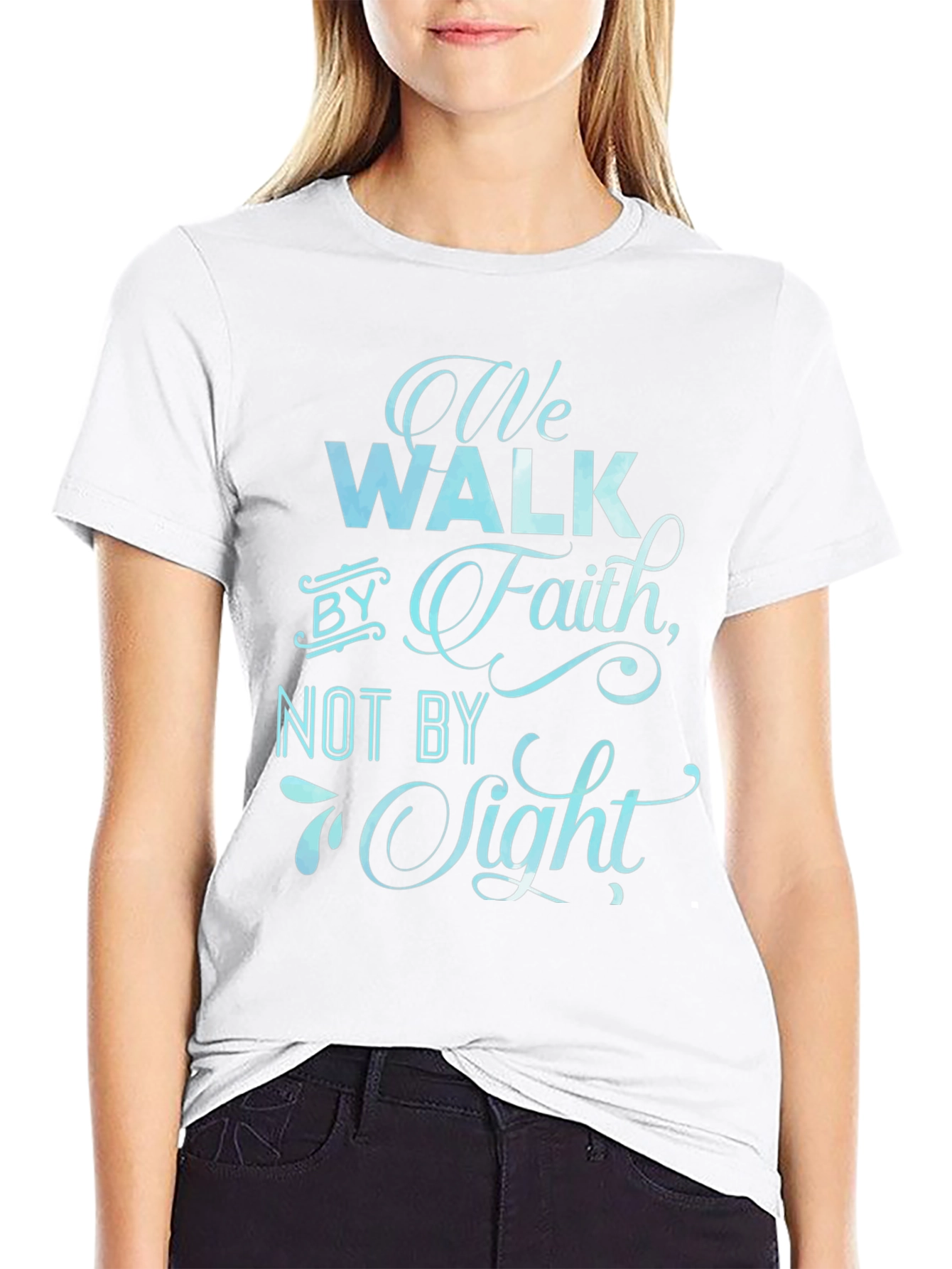 Faith Inspired T-Shirt - We Walk By Faith