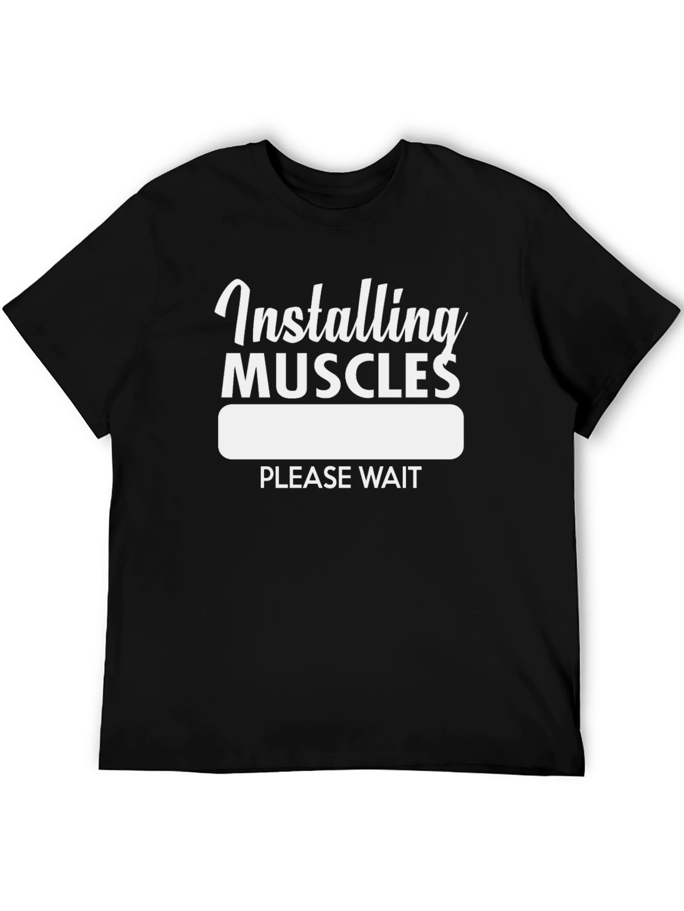 Installing Muscles - Funny Workout T-Shirt