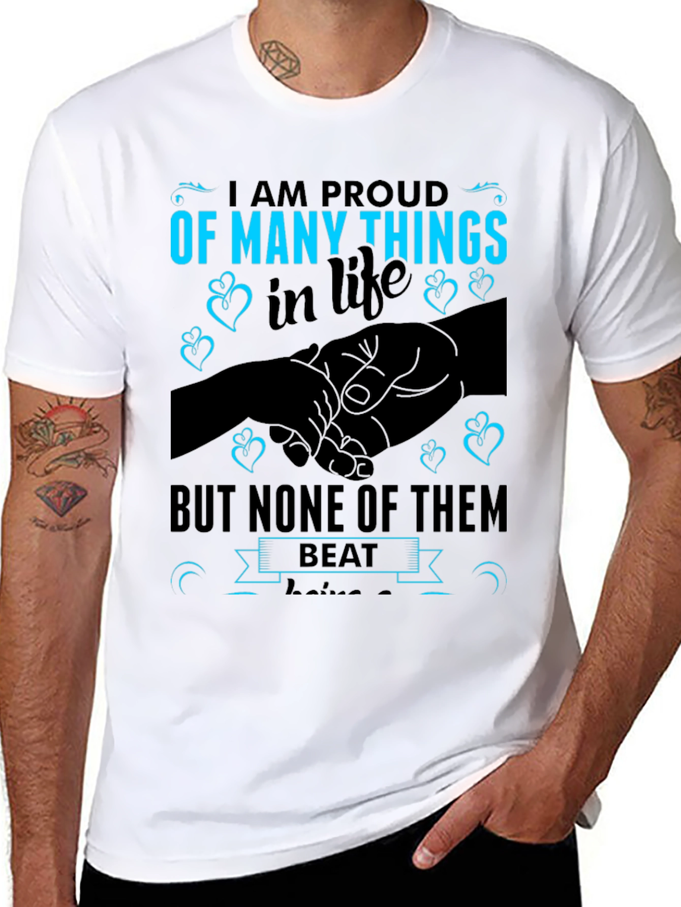 Proud Parent T-Shirt - Black Graphic Tee