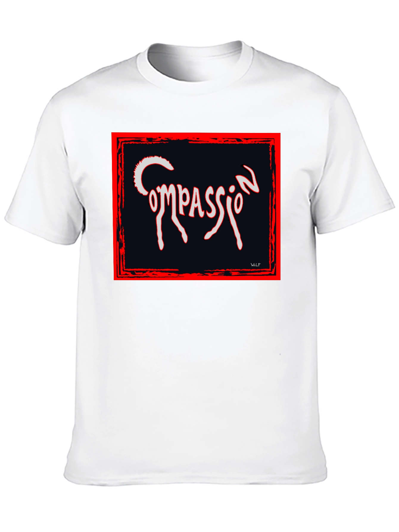 Compassion Graphic Tee - Black Unique Design