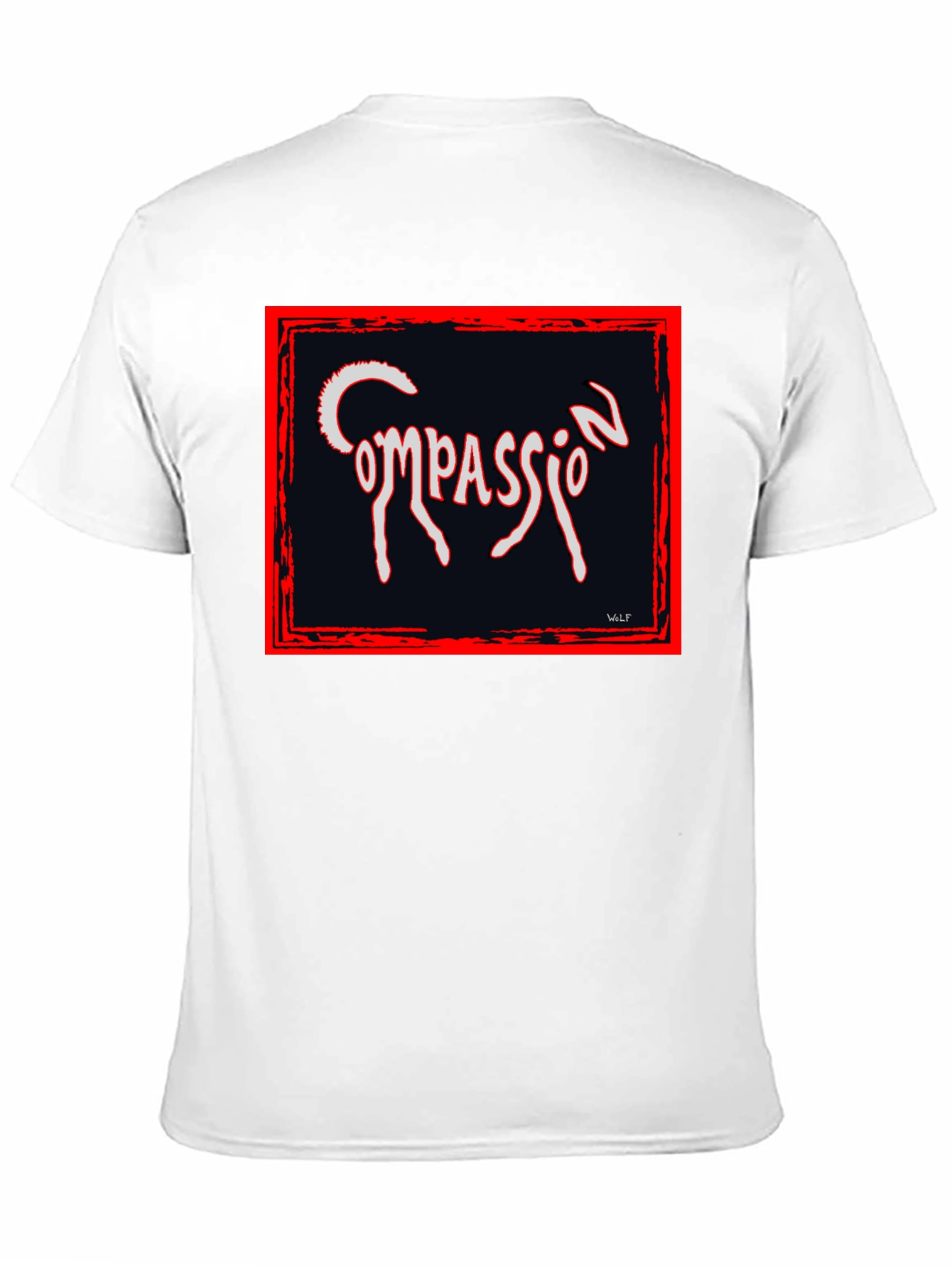 Compassion Graphic Tee - Black Unique Design