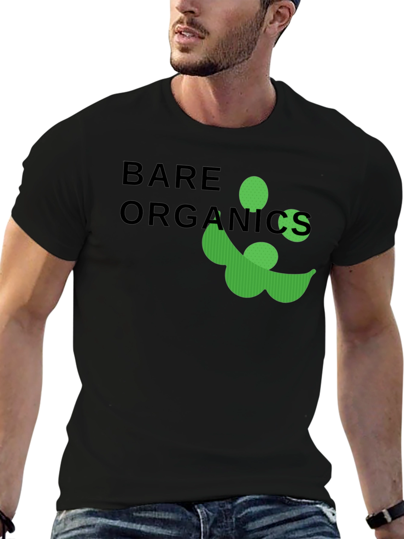Bare Organics Graphic Tee - Black
