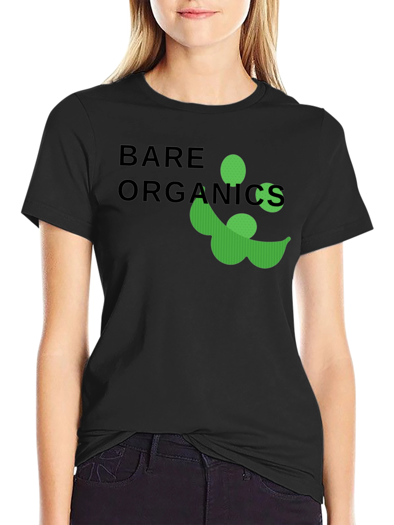 Bare Organics Graphic Tee - Black