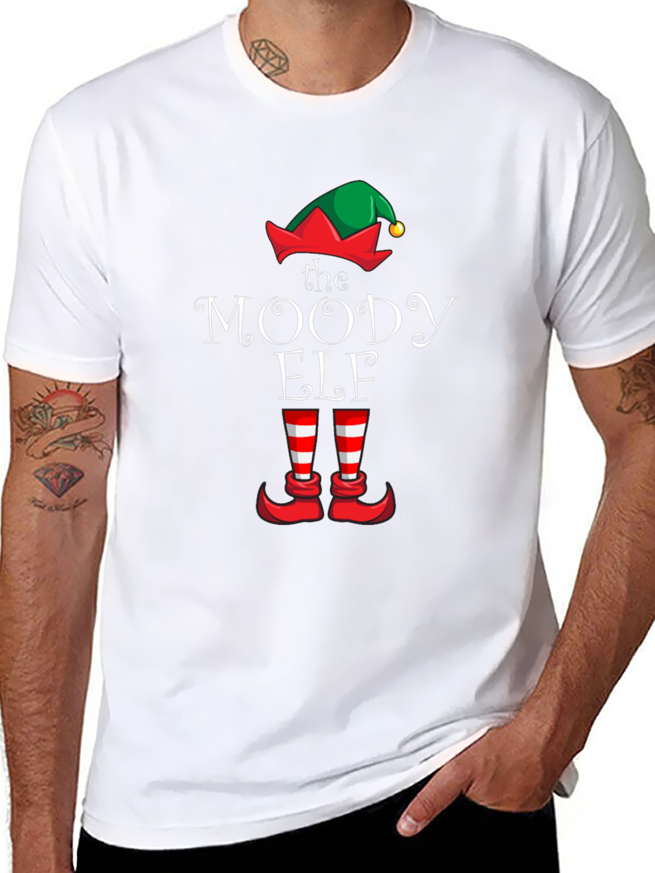 The Moody Elf Christmas T-Shirt