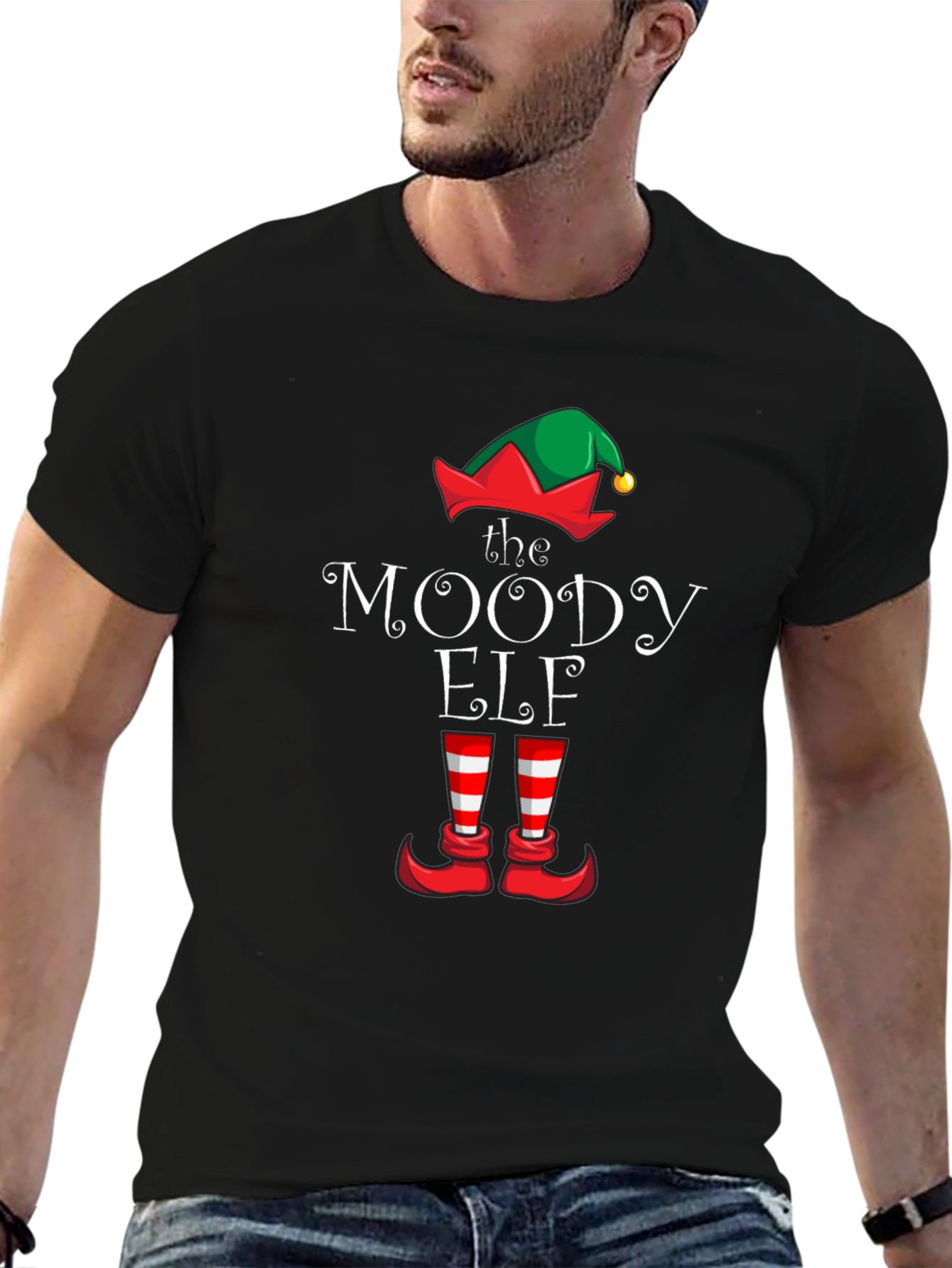The Moody Elf Christmas T-Shirt