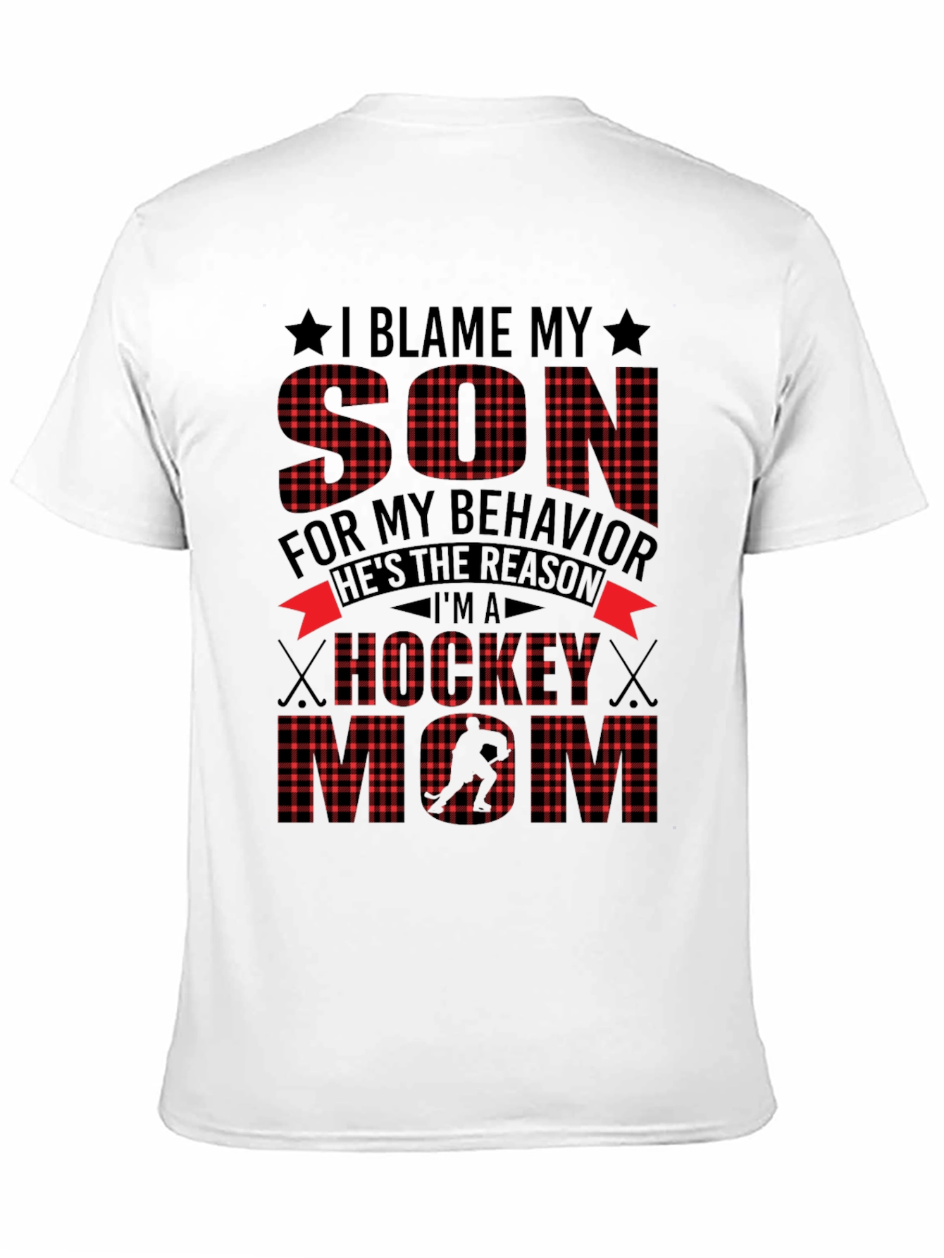 Hockey Mom T-Shirt - Blame My Son