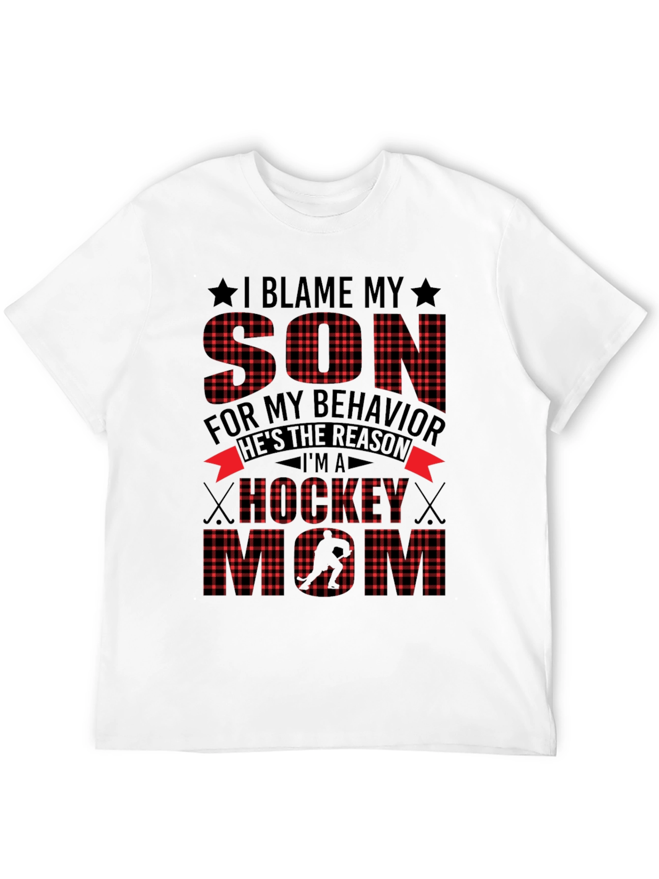 Hockey Mom T-Shirt - Blame My Son