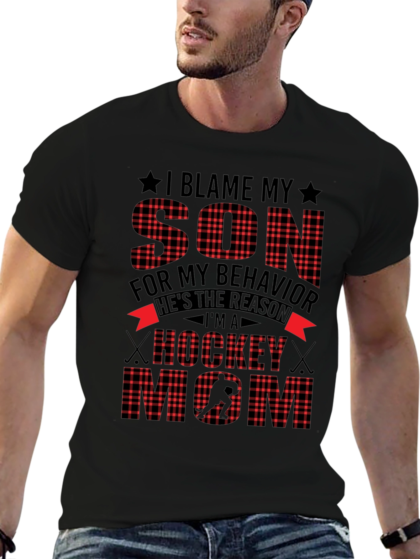 Hockey Mom T-Shirt - Blame My Son