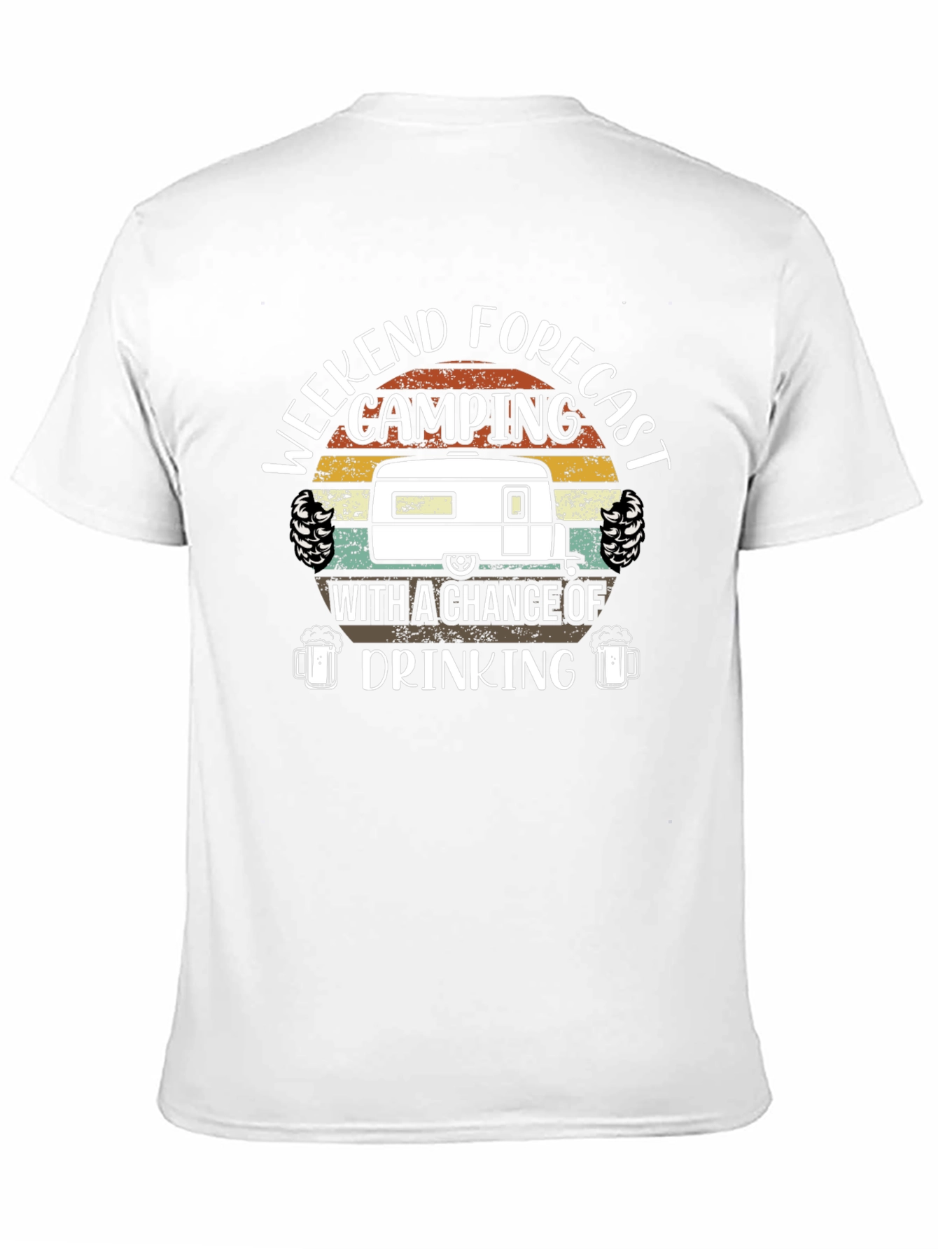 Weekend Forecast Camping & Drinking T-Shirt