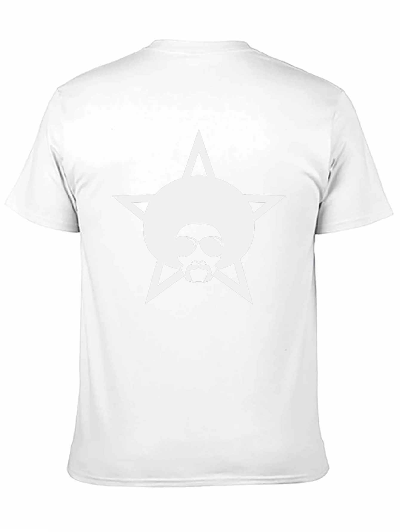 Funky Star Afro Graphic Tee - Black
