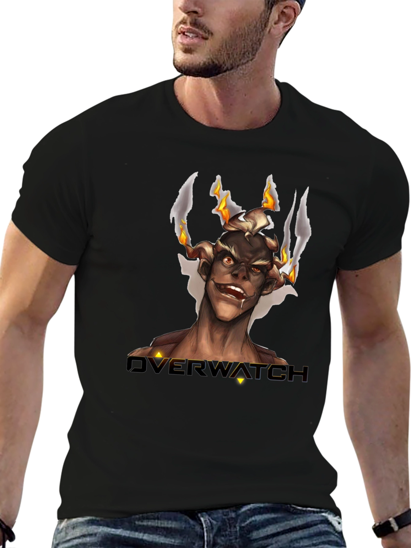 Overwatch Junkrat T-Shirt - Black Graphic Tee