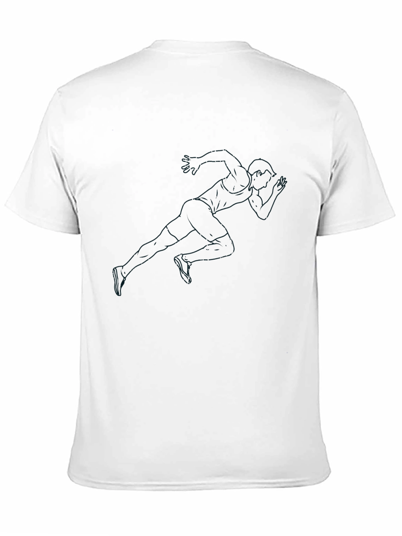 Mens Black Crew Neck Short Sleeve T-Shirt