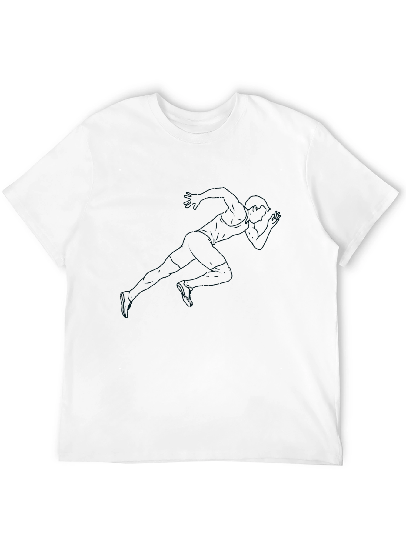 Mens Black Crew Neck Short Sleeve T-Shirt