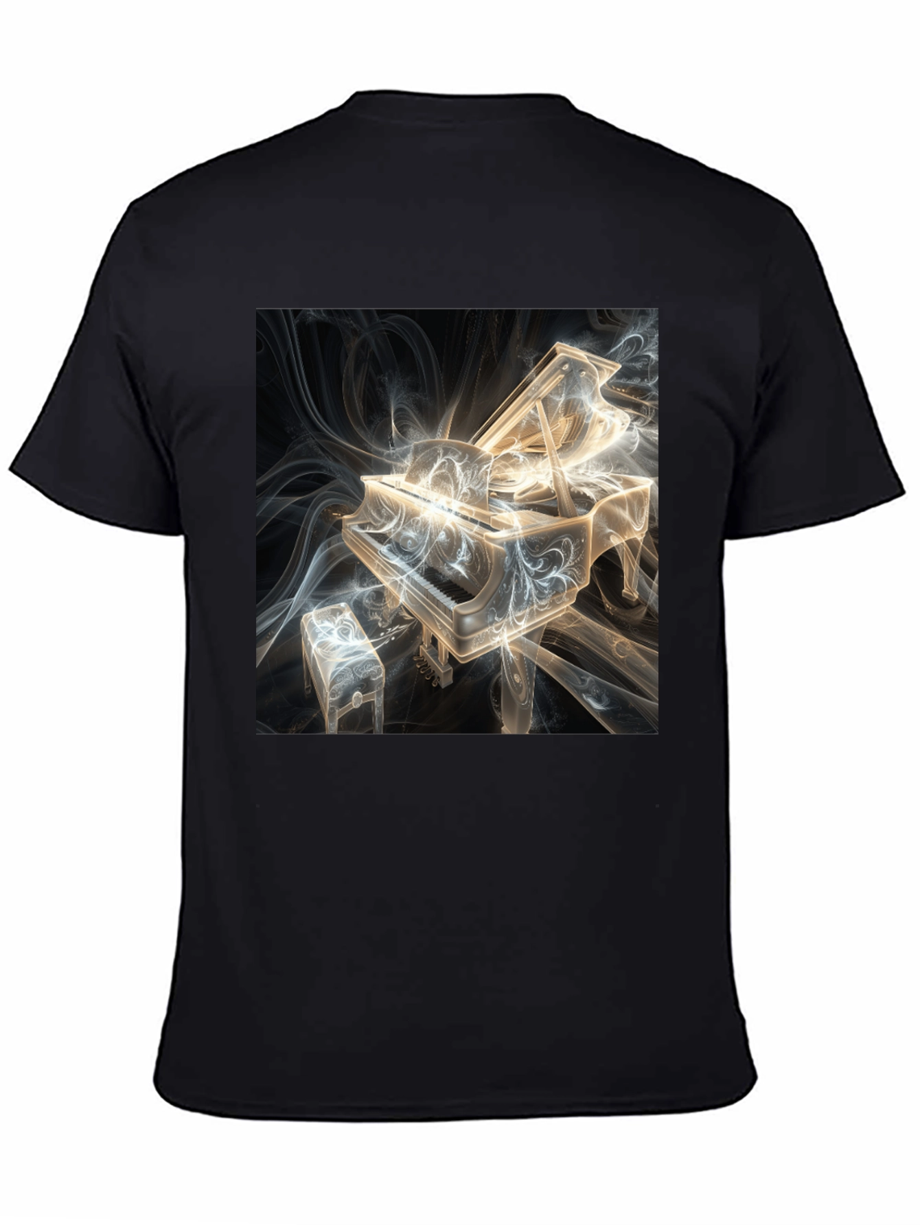 Abstract Piano Graphic Tee - Musicians Style