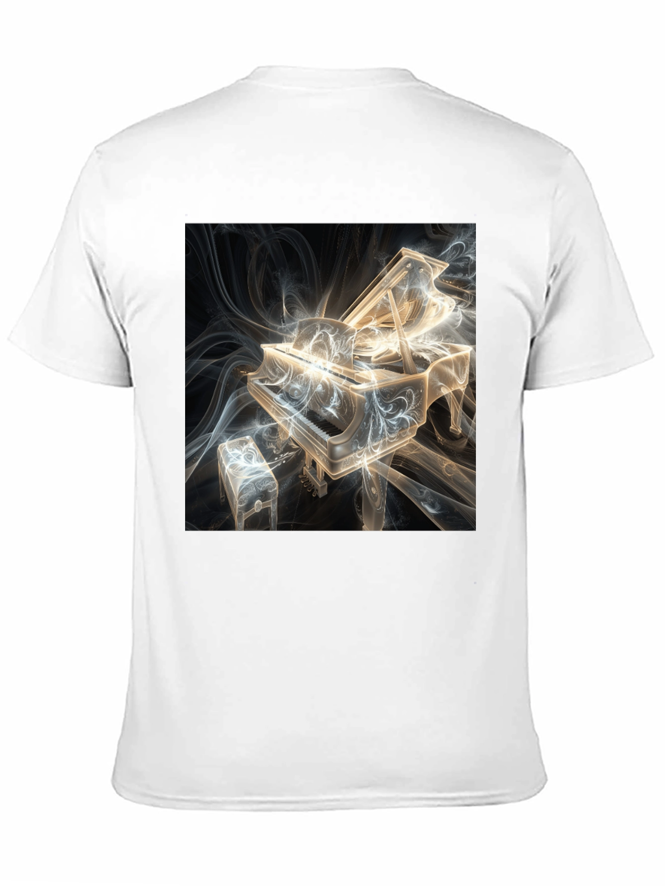 Abstract Piano Graphic Tee - Musicians Style