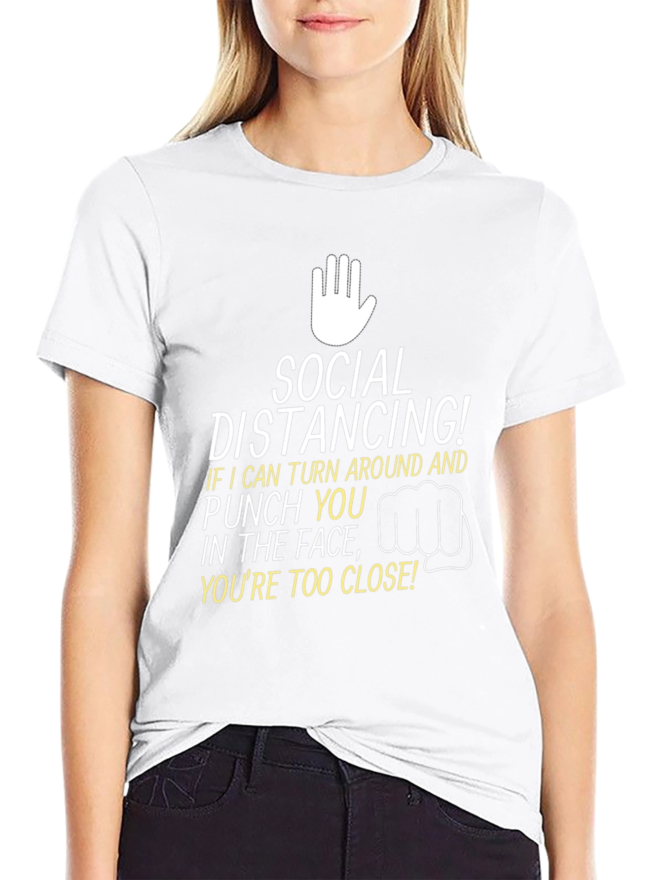 Social Distancing Graphic Tee - Punchline Humor