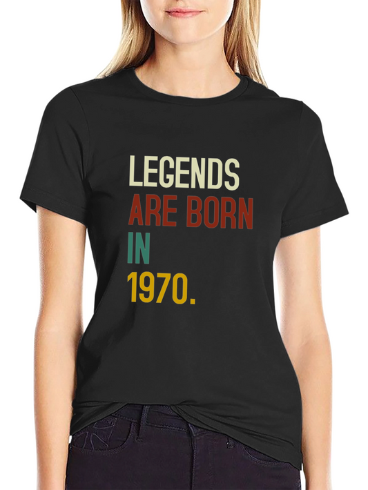 Legends Are Born in 1970 T-Shirt