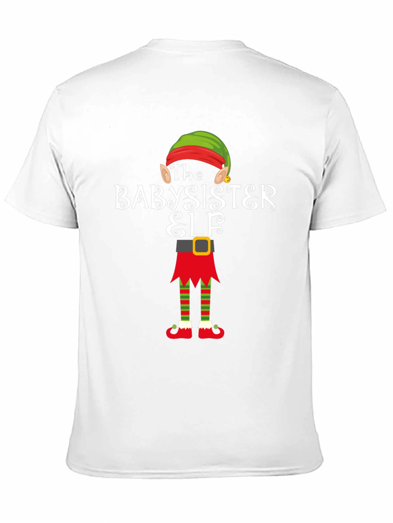 Babysister Elf Holiday T-Shirt