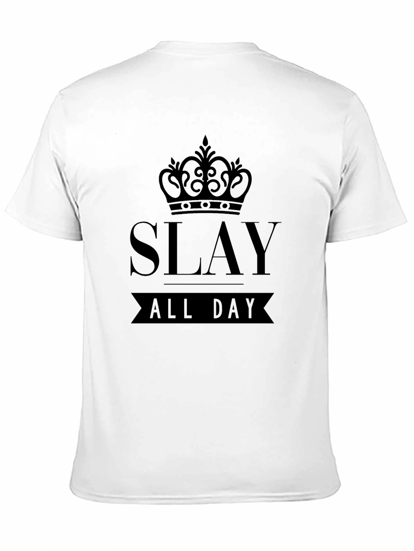 Slay All Day Graphic Tee - Mens Black T-Shirt