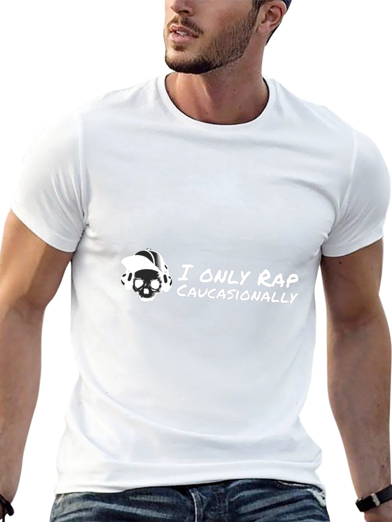 I Only Rap Caucasionally Graphic Tee