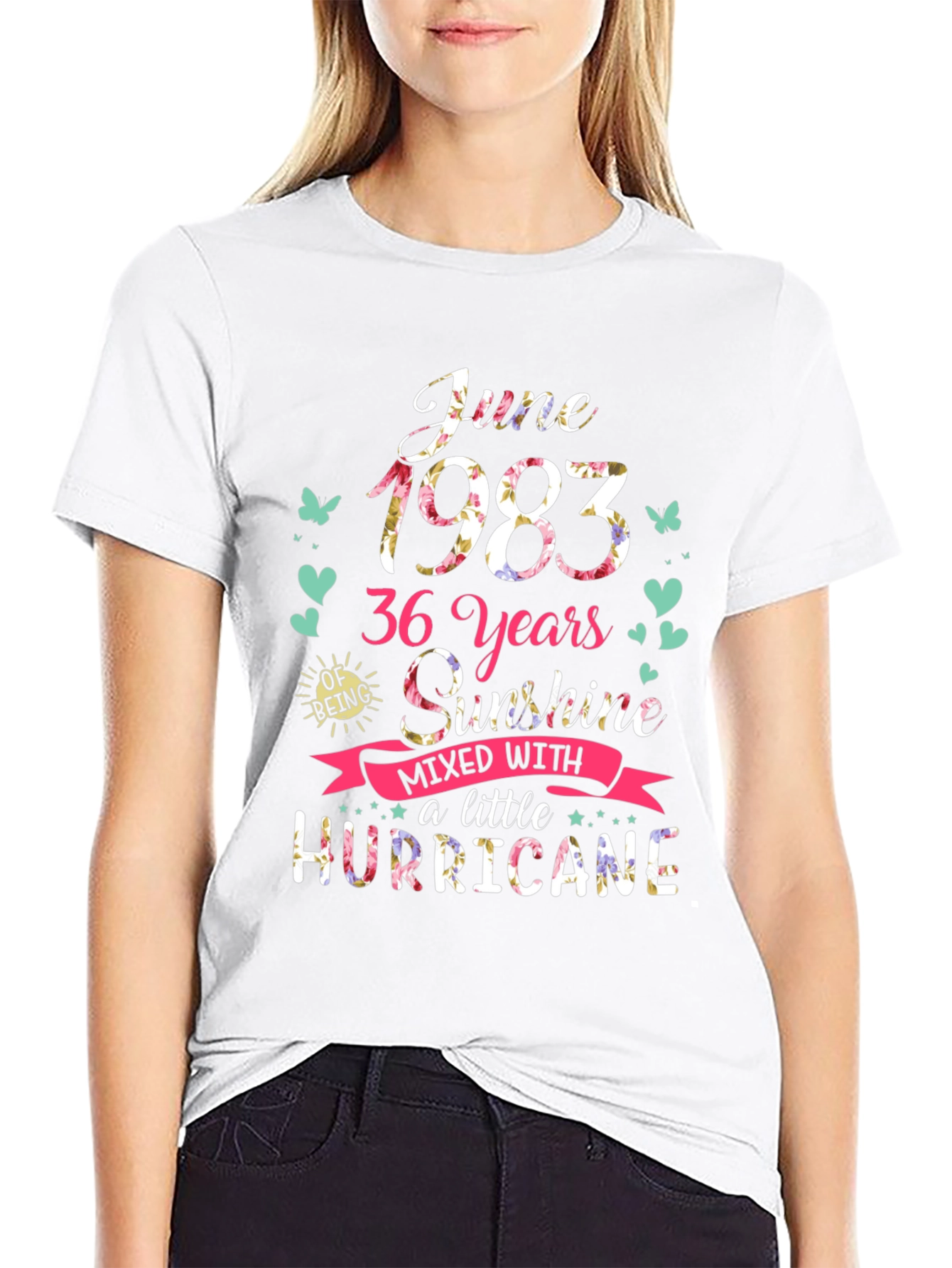 June 1983 Birthday Graphic T-Shirt