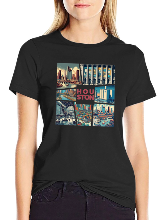 Houston Cityscape Graphic Tee