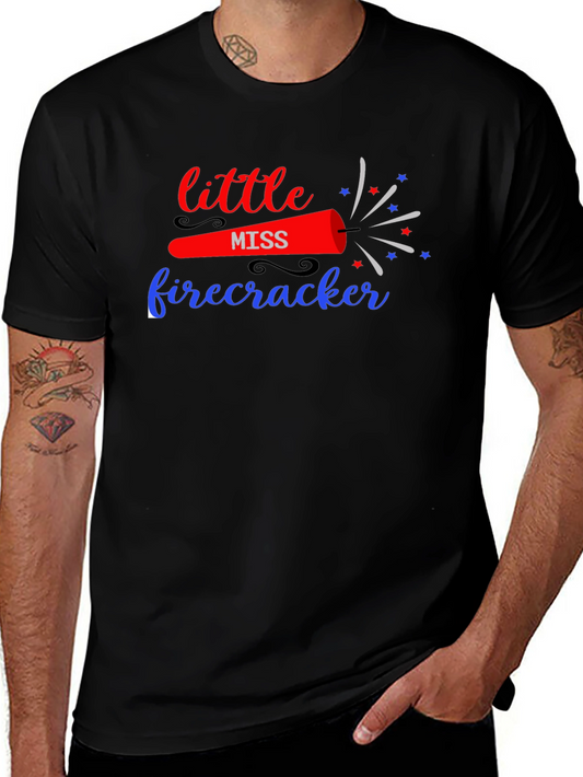Little Miss Firecracker Graphic Tee